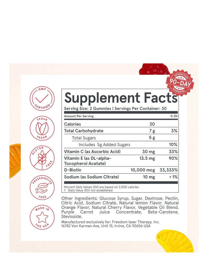 iRestore - Men's & Women's Hair vitamins 60 Gummies - Image 1