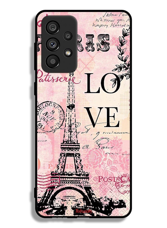 Tolwak Samsung Galaxy A73 5G Protective Case Cover Paris Love - Image 1