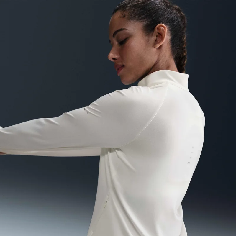 Nike White Women's Swift Dri-FIT UV 1/4-Zip Running Top for Women | Best Price UAE