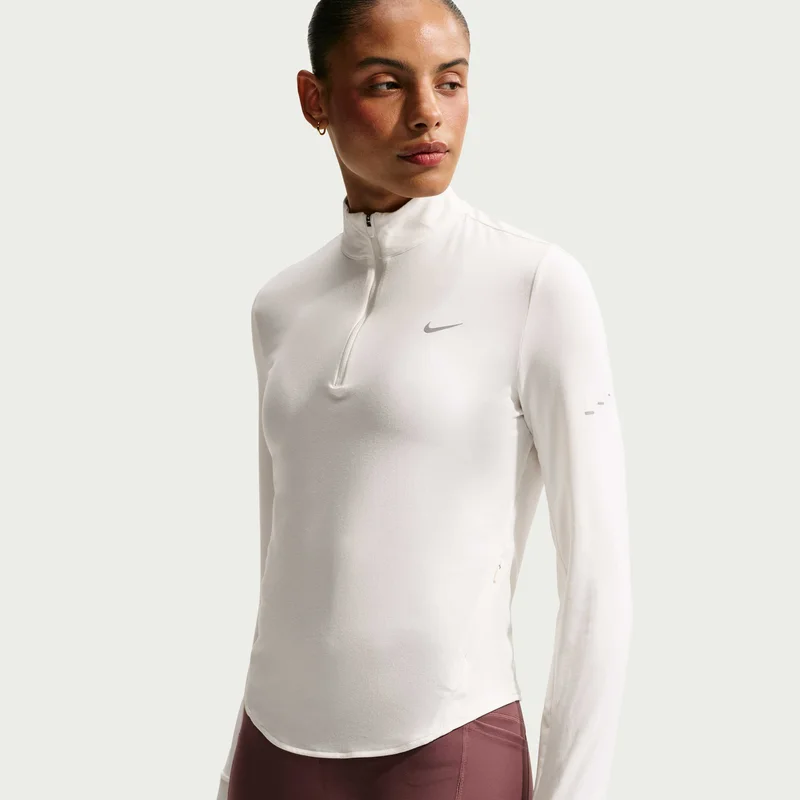 نايكي Women's Swift Dri-FIT UV 1/4-Zip Running Top