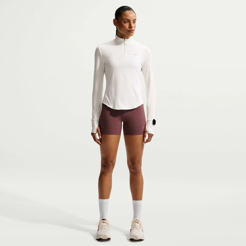 Nike White Women's Swift Dri-FIT UV 1/4-Zip Running Top for Women | Best Price UAE