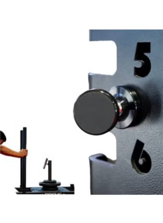 AROAQ Dual Magnetic Gym Phone Holder for Working Out Videos-Double Sided Strong Magnet with 360 Degree Rotation - Fits Any Smart Phone - Image 2