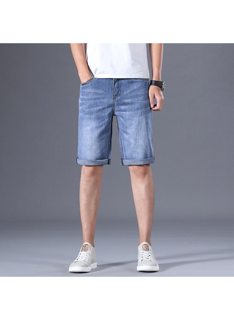 7-Point Men Pants Loose Style Shorts Comfortable Elastic Jeans Trendy Straight Cylinder Design Suitable Casual Occasions 080# Shorts - pzsku/ZF33E9DA6CD9B23BB5E3FZ/45/_/1741692788/f8dfe190-c1ae-466b-8475-cfb4798ec19c