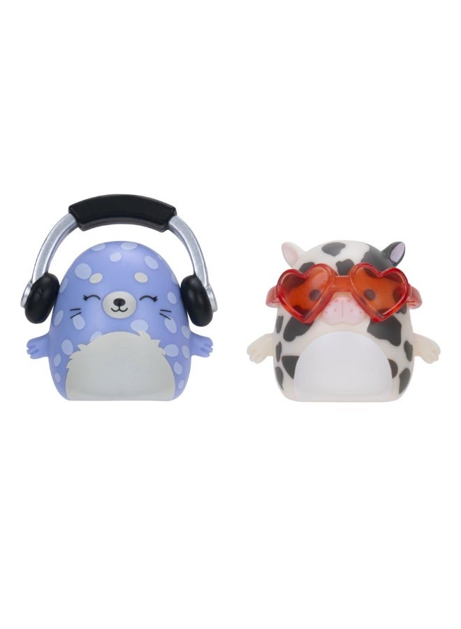 Squishmallows سكووش-أ-لونغز من سكووشمالوز 8 عبوة (الأسلوب 4- W2) - (8) 1” ميني-سكووش مع (2) ملحقات، (1) خاتم، ودليل جامع - اجمع، تبادل، والعب - Image 3