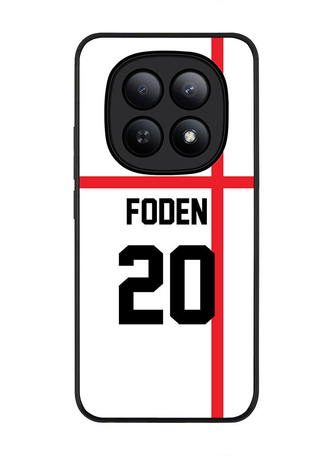 For Xiaomi Redmi Note 15 5G / Poco M8 Case,Slim fit Camera Protection, Shockproof Thin Phone cover  - Football - England,  Foden