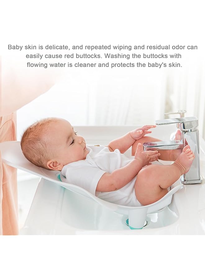 Kaigital Baby Bath Rinse Tub For Sink Infant Seat For Bath Portable Body Support For Wash Basin Non Slip Design For Safety - Image 3