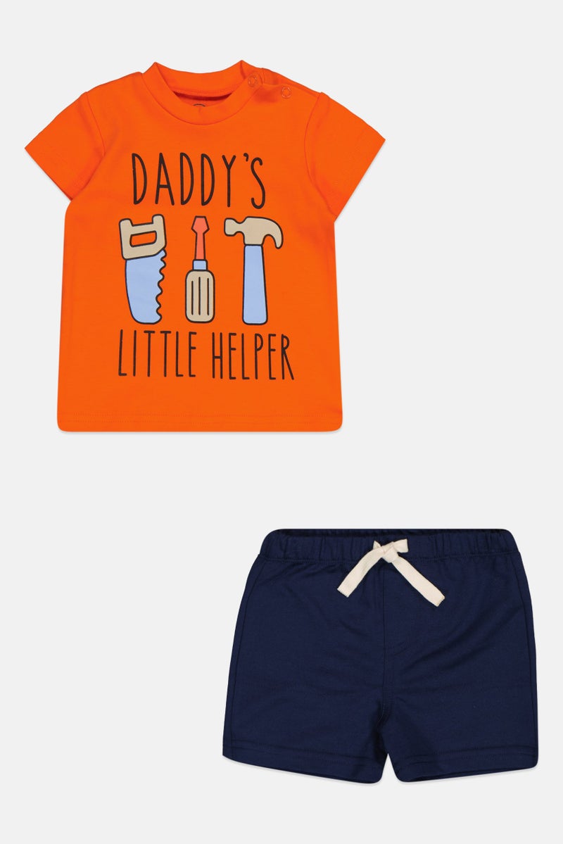 Ocean Pacific طقم جرافيك مكون من قطعتين للأولاد الصغار، متعدد الألوان - Image 1