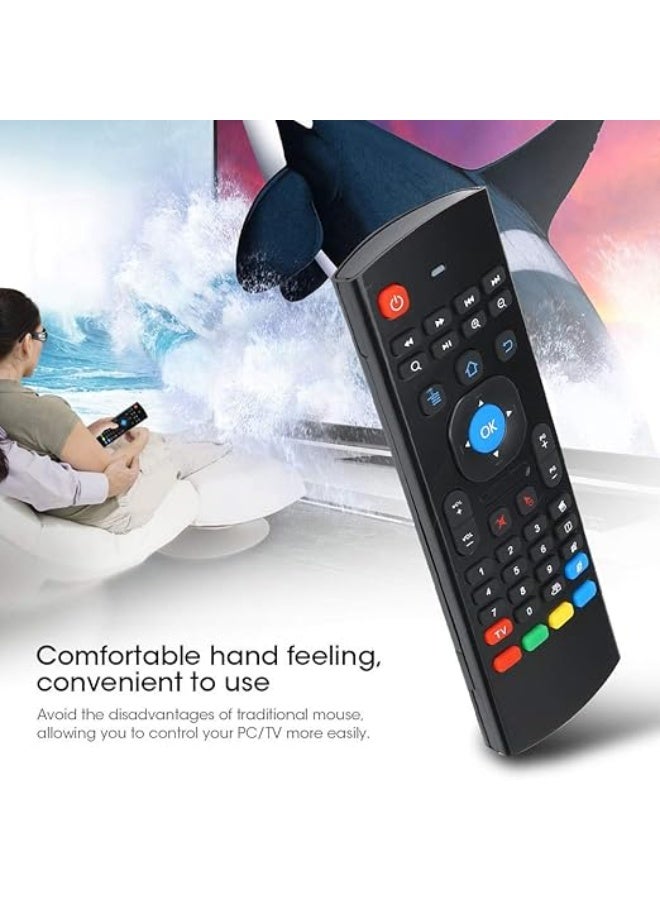 2.4G Wireless Air Mouse Remote Control with Mini Keyboard & Motion Sensor – MX3 Fly Mouse for Android TV Box, Smart TV, PC, Laptop & Projector - Image 4