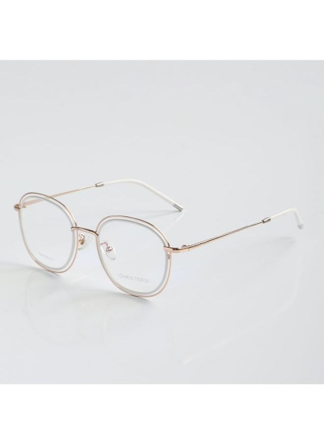 CHRIS TERNI - chris terni Women's round frame prescription glasses 78A0030-C1 - Image 1