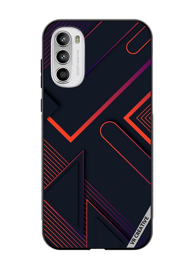 VR CREATIVE Protective Case Cover For Motorola Moto G82 Texture Design Multicolour - Image 1