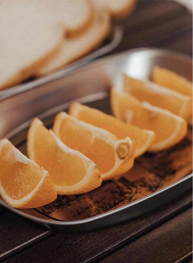 Perfii Barbecue Plate Outdoor Kitchen Camping Travel Portable Dinnerware Food Container - Image 3