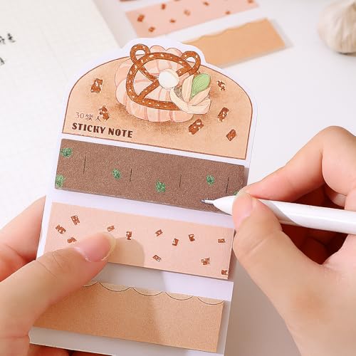 Coslifestore - Sticky Notes Set 12 Designs Pack of 360 Sheets Cute Memo Pads Ideal for Notes, Organization, and Reminders Also Used in journaling, Scrapbooking, School, Office, and Crafts -Stationery - Image 3