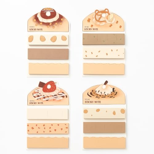 Coslifestore - Sticky Notes Set 12 Designs Pack of 360 Sheets Cute Memo Pads Ideal for Notes, Organization, and Reminders Also Used in journaling, Scrapbooking, School, Office, and Crafts -Stationery - Image 1