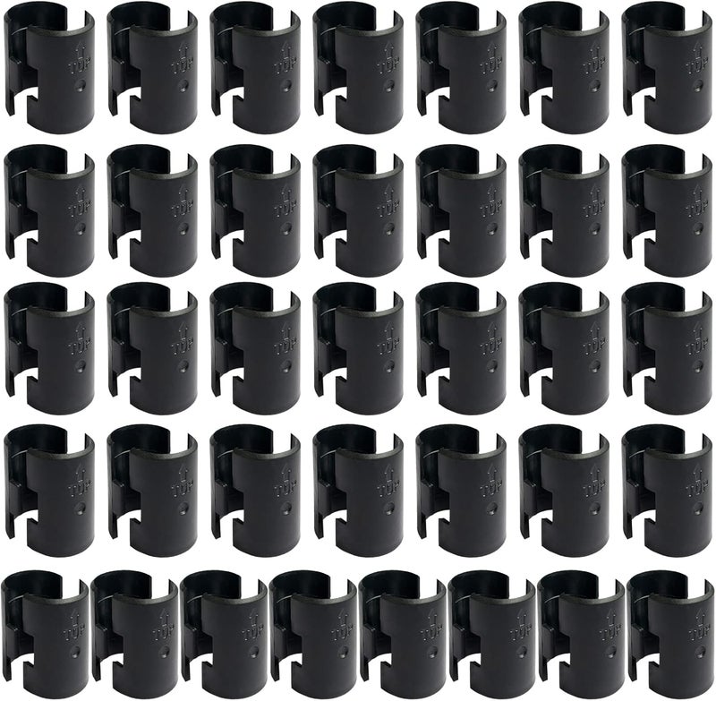 WAFJAMF 72 Pack Wire Shelving Shelf Lock Clips for 1" Post- Shelving Sleeves Replacements for Wire Shelving System - Image 1