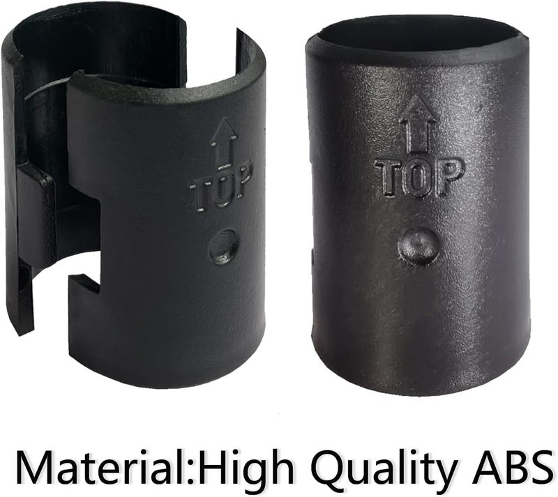 WAFJAMF 72 Pack Wire Shelving Shelf Lock Clips for 1" Post- Shelving Sleeves Replacements for Wire Shelving System - Image 3