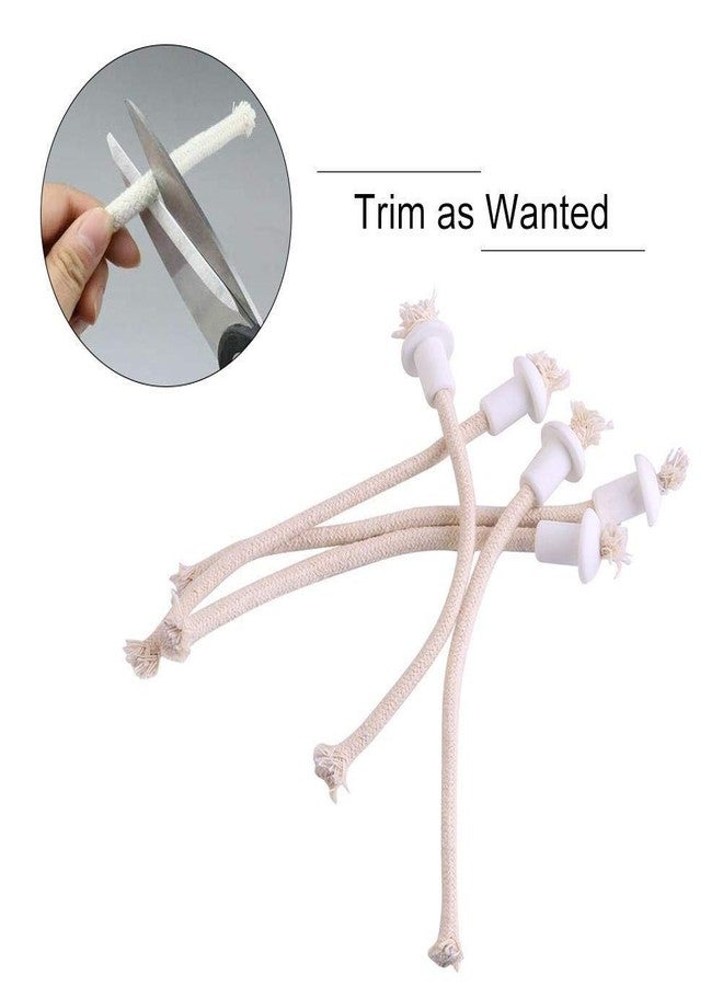 Maxmartt 7Pcs Wine Bottle Oil Lamp Set - Ceramic Holders, Torch, Kerosene Wick, Fiber Glass Heat-Resistant - Image 5