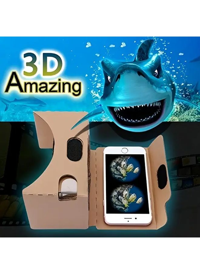 Paper Material Portable VR Headset For Immersive 3D Games And Video Entertainment - Image 3