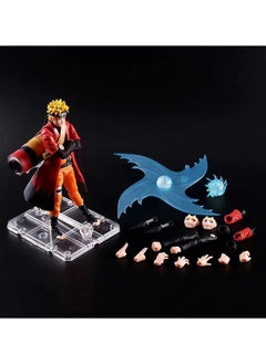 General Naruto Shippuden Action Figure with Articulated Joints Uzumaki Naruto 3rd Generation Large Rasenshuriken Model Toy 14cm Display Piece  - Image 1