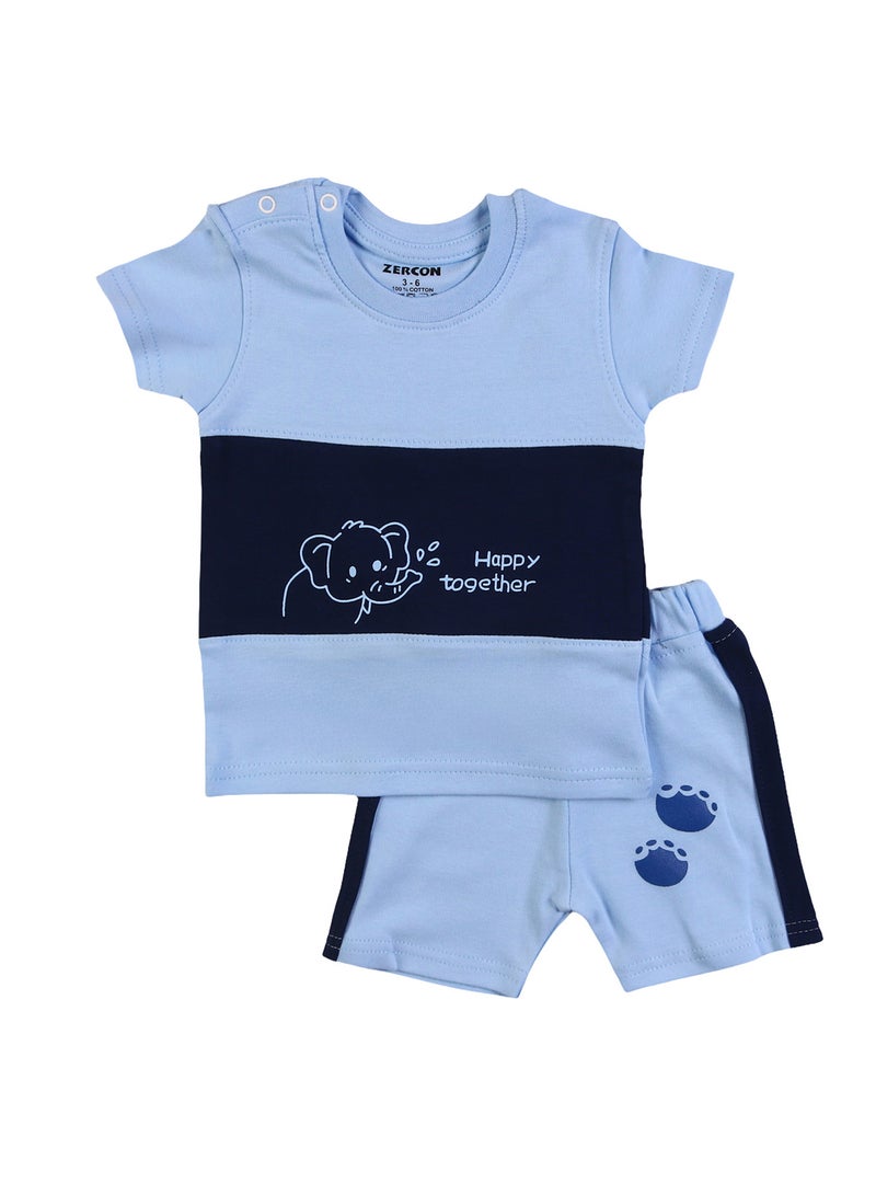 Zercon Summer Pajama Set for Newborn Babies  6310 - Image 1