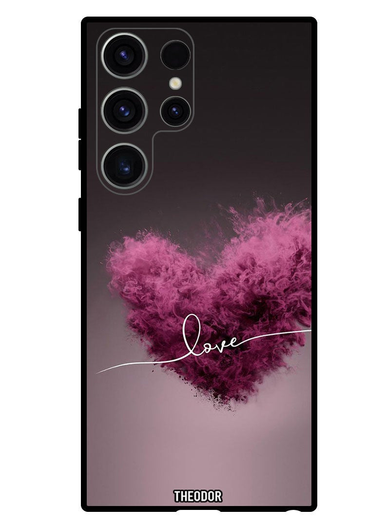 Theodor Protective Case Anti Scratch Shock Proof Bumper Cover For Samsung Galaxy S23 Ultra Love - Image 1