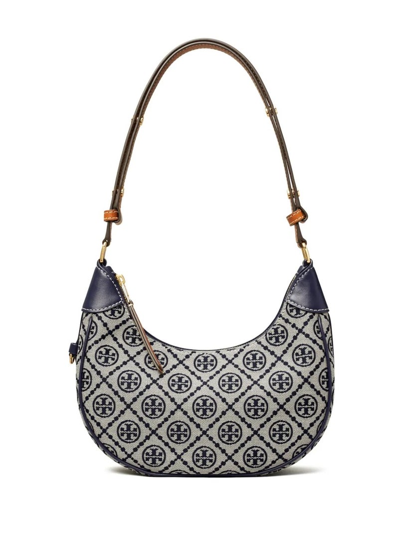 Burch T Monogram Crescent shoulder bag - Image 1
