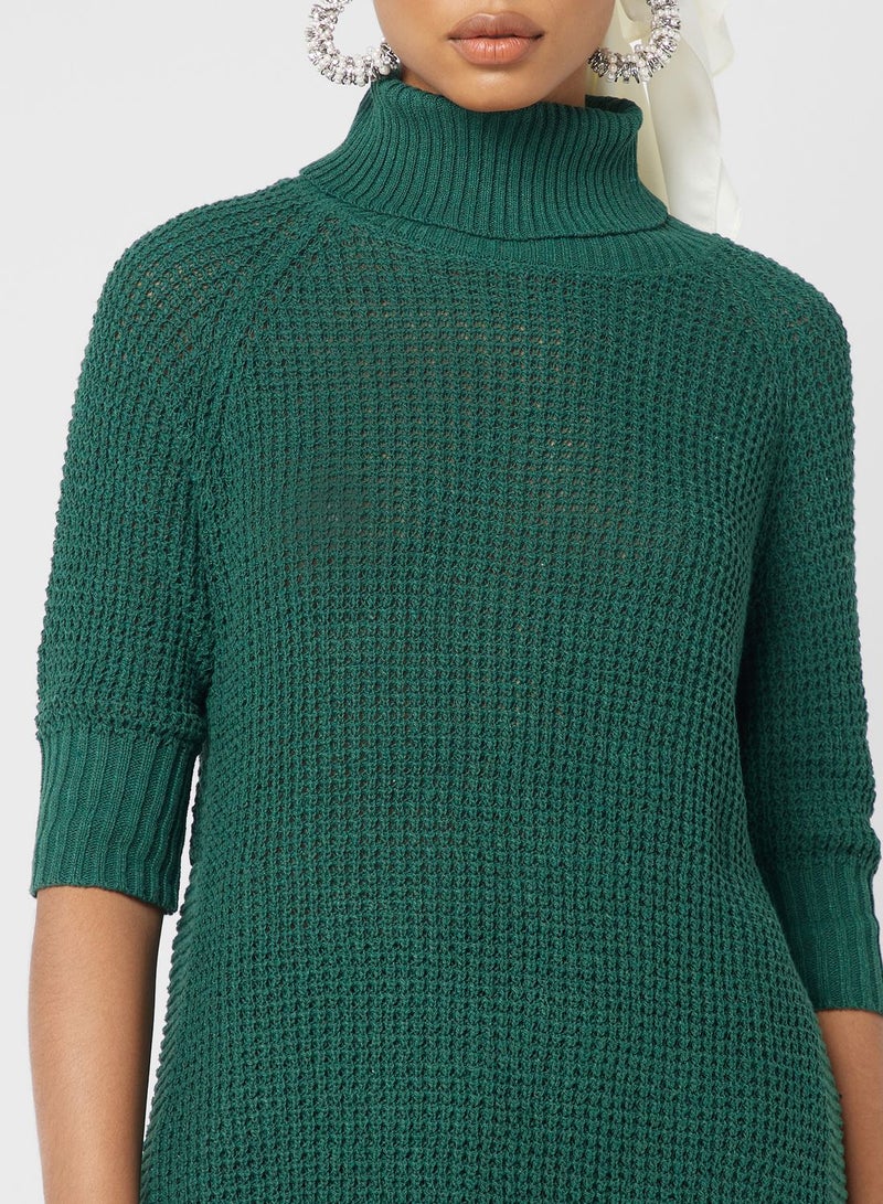 Khizana Turtleneck Tunic Sweater - Image 3
