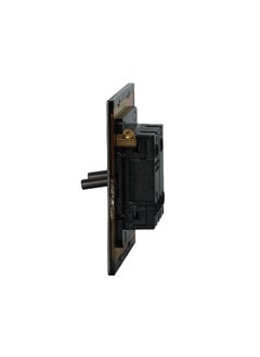 Donmarco 2 Gang 2 Way Switch - Plain Toggle - Stainless Steel & Copper , Fire Resistant , 15-Year Warranty , Sleek & Durable Wall Light Switch for Modern Spaces(Gun Grey)  - Image 4