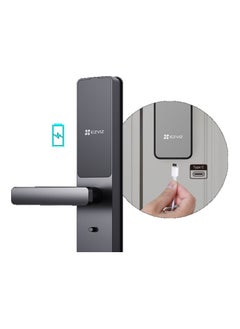 EZVIZ DL05 Smart Fingerprint Lock with Multiple Unlock Methods, Real-Time Mobile Alerts, Built-In Electronic Doorbell, Anti-Tamper Alarm, Supports Emergency Power Supply via USB-C  - Image 2