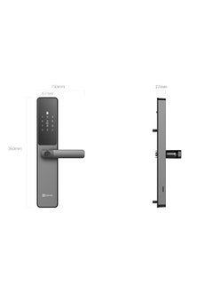 EZVIZ DL05 Smart Fingerprint Lock with Multiple Unlock Methods, Real-Time Mobile Alerts, Built-In Electronic Doorbell, Anti-Tamper Alarm, Supports Emergency Power Supply via USB-C  - Image 4