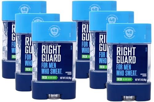 Right Guard Sport Edition Antiperspirant Deodorant Clear Gel Fresh Scent 3 oz Pack of 6 - Image 2