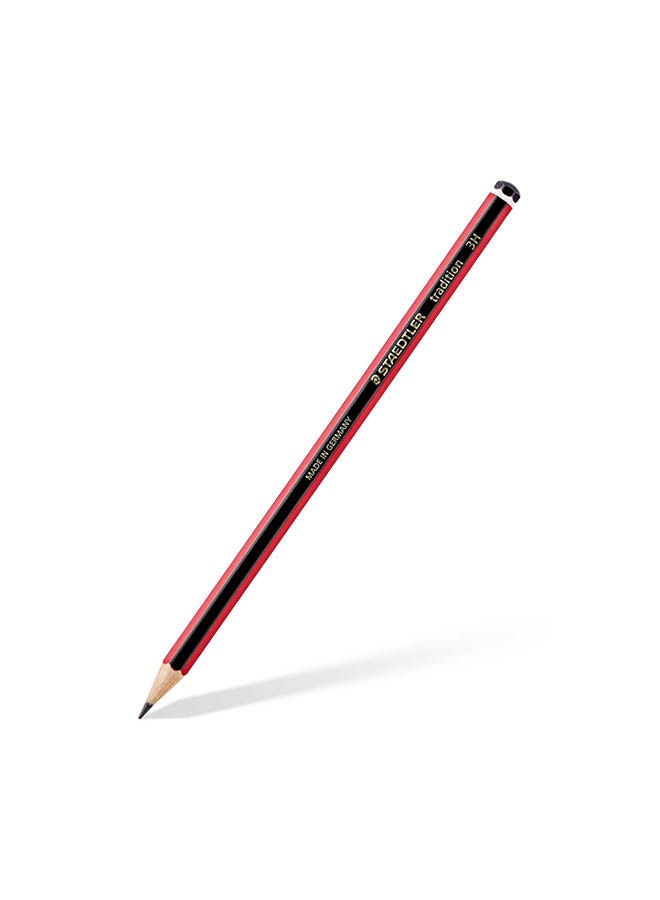 STAEDTLER Tradition 3H Pencil Red
