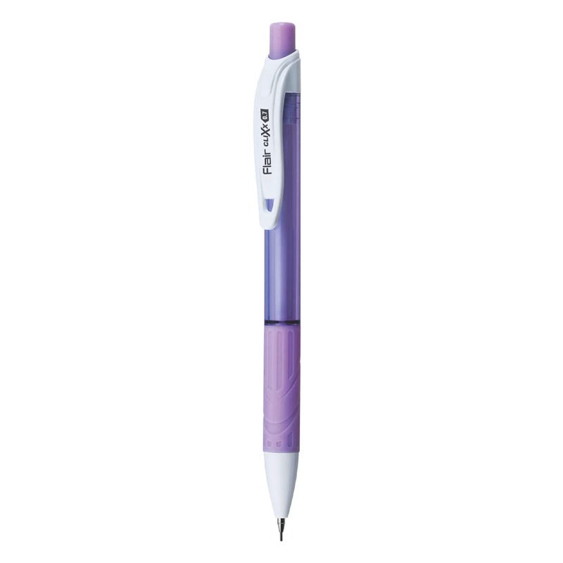 Flair FLAIR Clixx Medium 07 mm Mechanical Pencil Pouch Pack Triangular Barrel for Relaxed Drawing Free One Lead Tube with Each Pencil Light Weight with Comfortable Grip Pack of 10 - Image 2