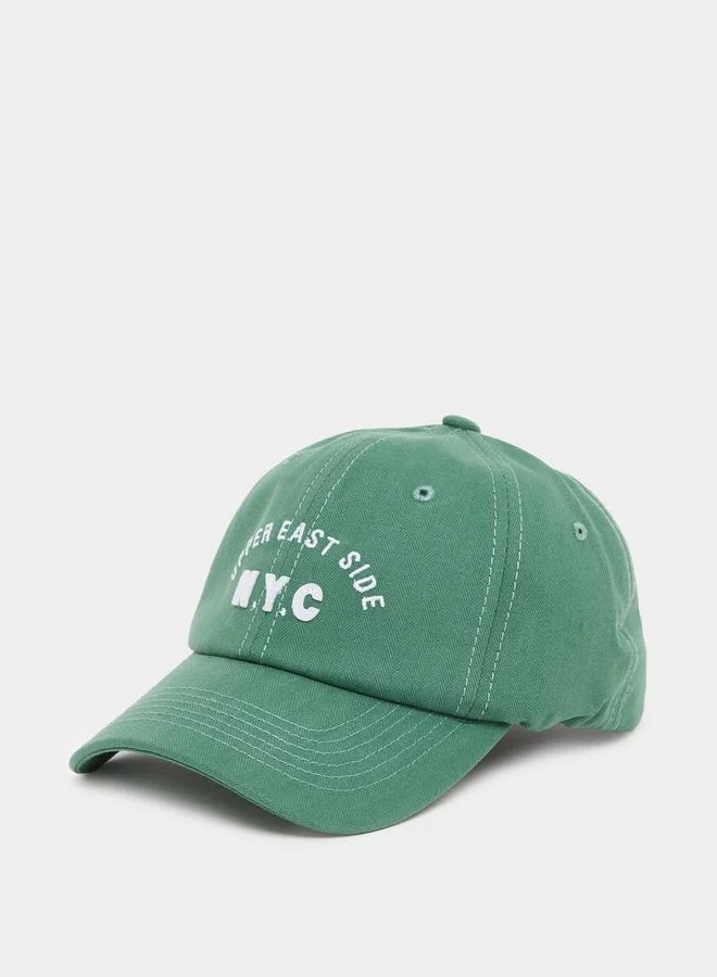 Styli Styli Boys NYC Patchwork Cap