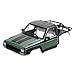 YSKMLOLP 110 RC Hard Shell Cab BackHalf Cage Body Shell Kit for 110 RC Crawler TRX4 SCX10 90046 AT4 GEN 8 Scout II313mm Wheelbase Cherokee Upgrade and Modify Army Green - Image 2