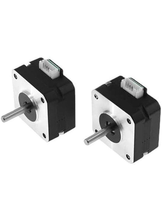 محرك خطوي Nema 17 بقوة 13 نيوتن-سنتيمتر وتيار 1 أمبير طراز 17HS4023 مقاس 42x42 ملم مع كابل طوله 1 متر لآلات التحكم الرقمي - Image 4