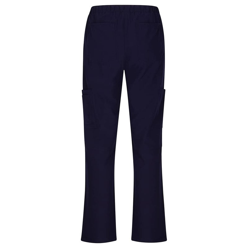 Natural Uniforms Women's Cool Stretch V-Neck Top and Cargo Pant Set (True Navy Blue, X-Small) - Image 5