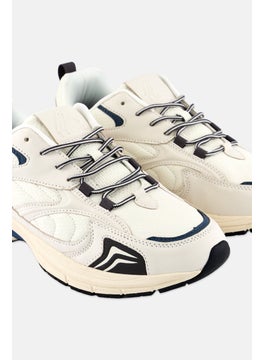 RBX Men Lace Up Outdoors Shoes, Off White  - Image 3