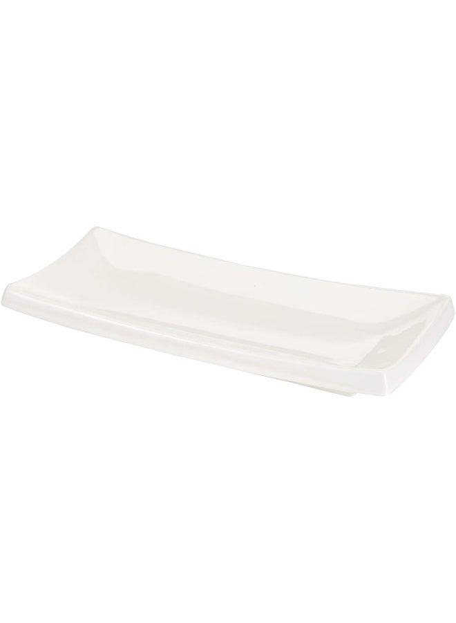 SYMPHONY طبق سوشي مستطيل سيمفوني SY4057، أبيض - Image 1