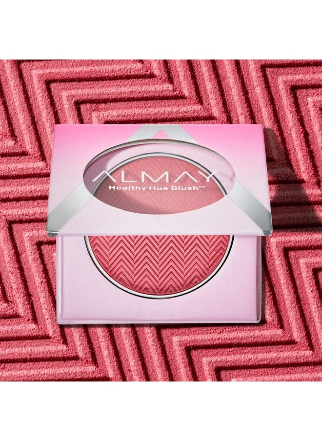Almay Blush, Face Makeup, High Pigment Powder, Healthy Hue, Hypoallergenic, 400 Wild Berry, 0.32 Oz  - Image 3