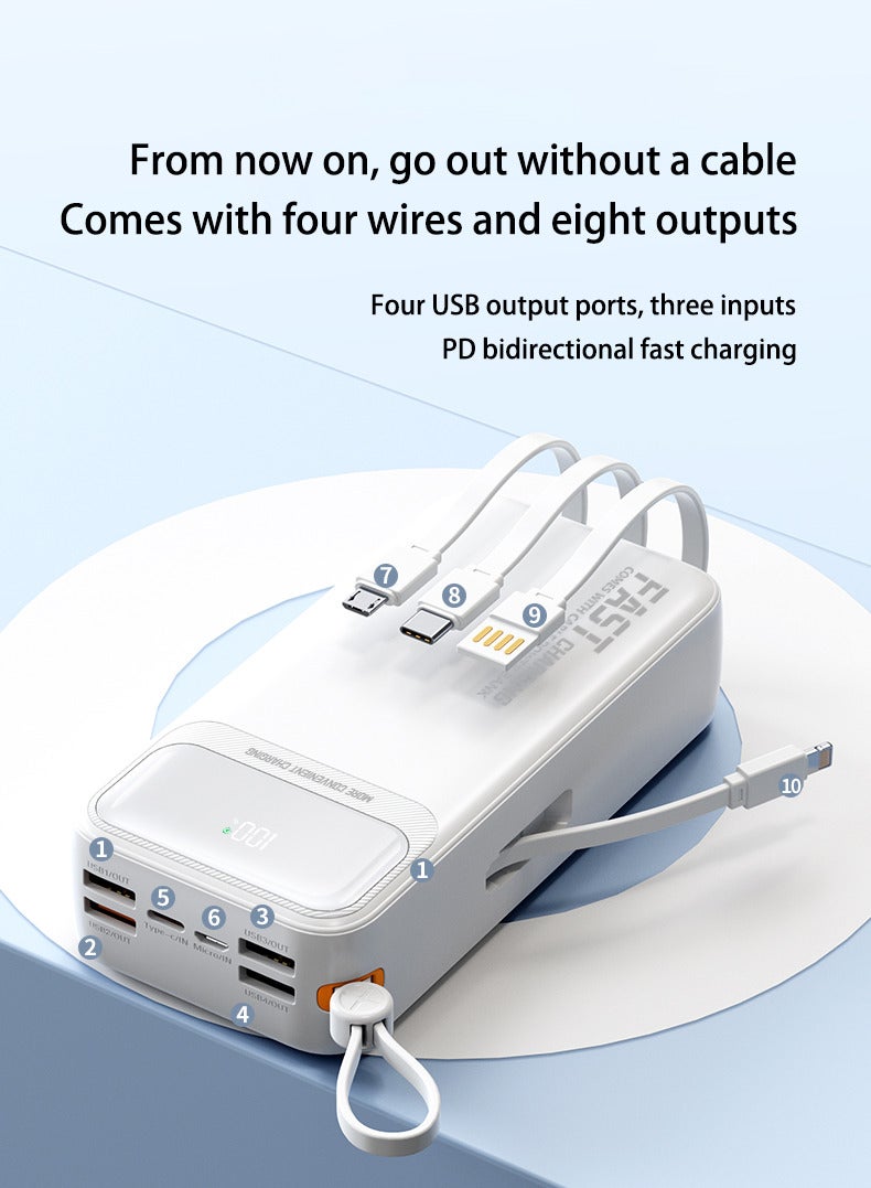 ET mobile 30000 Portable Powerbank White 22.5W - Image 4