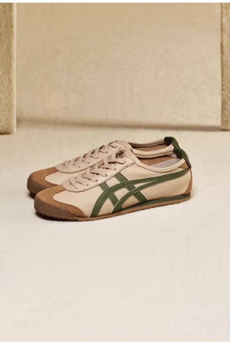 Onitsuka Tiger Mexico 66 Athlesiure Sneakers Beige/Coffee Brown - Image 3