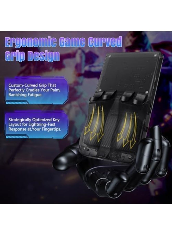 ELTRAZONE R36MAX Handheld Game Console, 2025 Upgraded R36S Portable Gaming Device with Open Source Linux System, 4.0-inch HD IPS Display, 4K Output Support, Retro Video Console with High-Performance Controls (Black) - Image 4