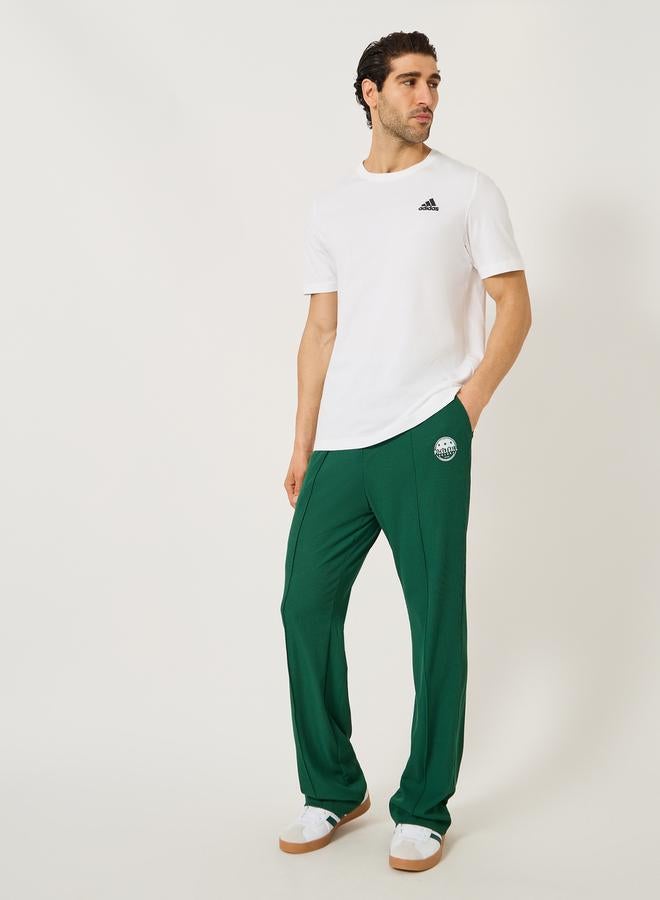 Styli Relaxed Fit Embroidered Joggers with Pintuck Detail  - Image 2