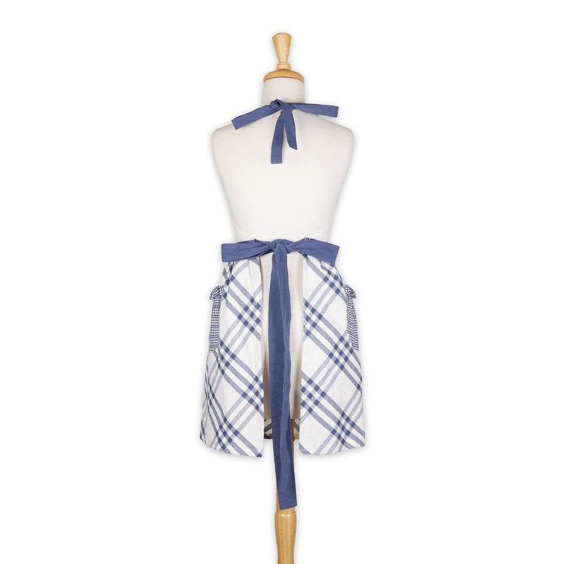 EL: TEXTILES FRENCH BLUE HOME SWEET FARMHOUSE APRON - Image 3