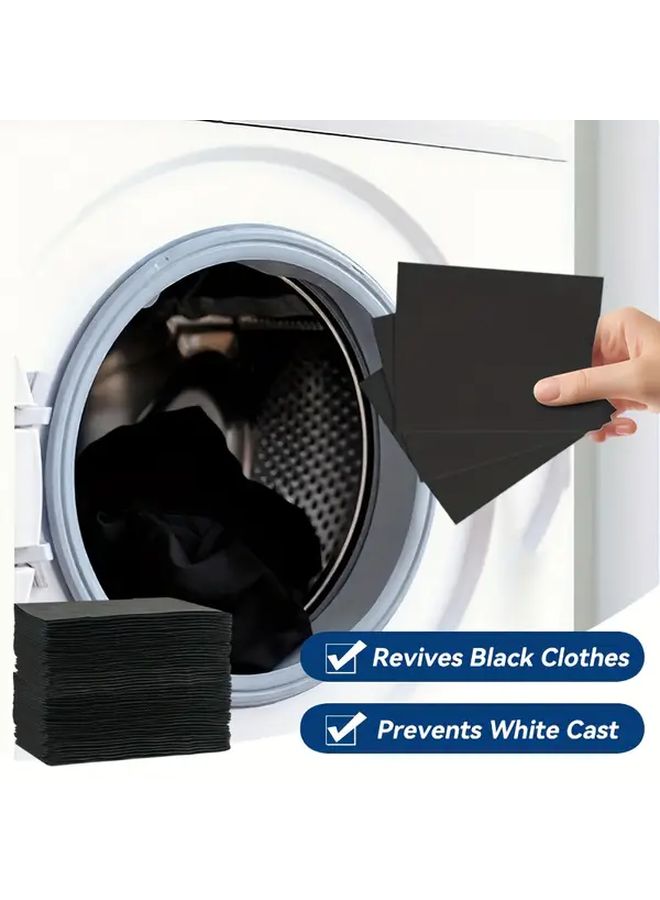 Wardrobe Color Enhancer 5 Sheets 4 33x5 51 Inch For Black Dark Clothes Restores Shine Prevents Fading - Image 4