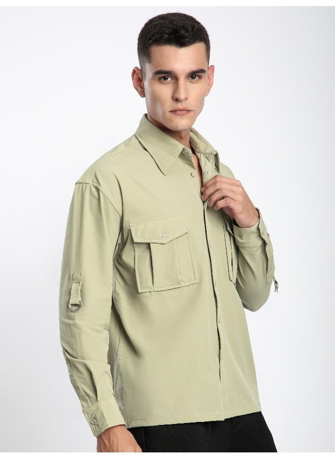 Beige Roll Up Sleeve Shirt - pzsku/ZF340747AB227BD519DAAZ/45/_/1738047942/7c8a7fe3-36ea-4007-b4c0-1755f25dc01c