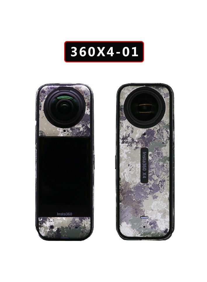 general Suitable for Insta360 X4 Action Camera Sticker X4 Sticker Sticker Stick - Image 1