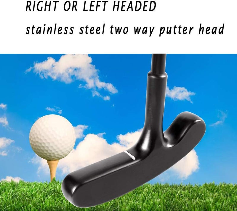 LEAGY Timeless Classic Golf Putter 35" Length - Putt Putt Style Two-Way Head and Premium Rubber Grip for Male & Female Right or Left Handed Golfers - Image 3