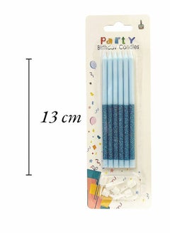 6 pcs Birthday Candles Cake Candles Metallic Cupcake Cake Candles Thin Long Cake Candles ,blue (13 cm) - pzsku/ZF340B30F4580606239A2Z/45/_/1739543868/9dbcf1fb-e731-445a-b046-551b754a15d6