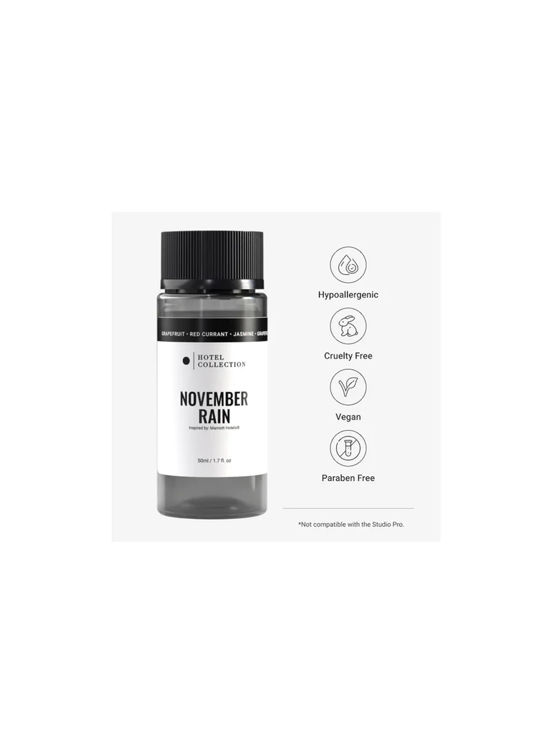 Hotel Collection November Rain Fragrance Oil Blend - Hotel Inspired for Luxury Essential Oil Diffusers - Aromatherapy Scent Diffuser Oil - Grapefruit, Orange, and Jasmine